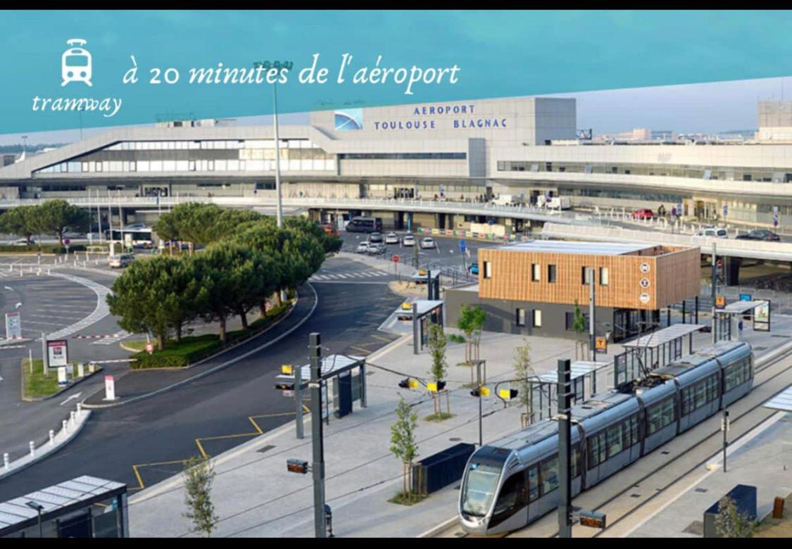 L Oasis Studio Proche Hopital Et Aeroport Piscine Parking &Netflix Τουλούζη Εξωτερικό φωτογραφία